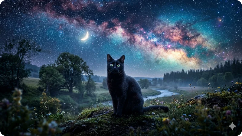 Celestial Black Cat Names