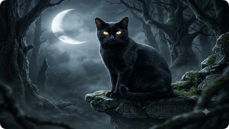 Dark and Mysterious Cat Names