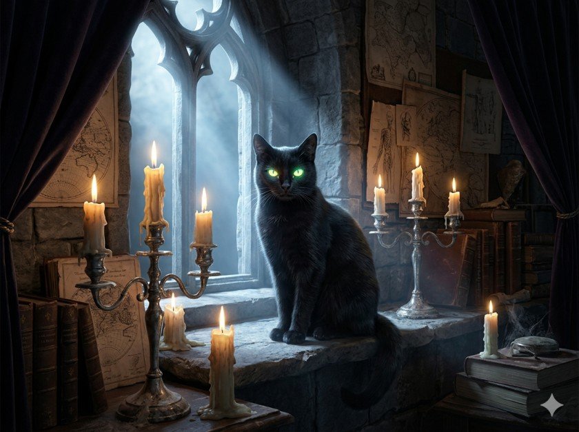 Dark & Mysterious Cat Names