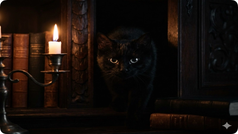 Mysterious & Dark Black Cat Names