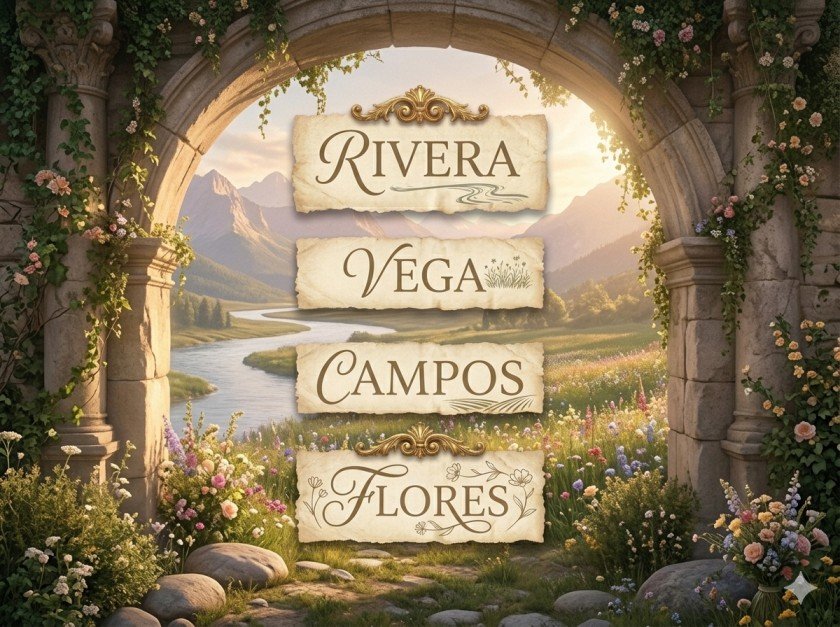 Nature-Inspired Spanish Last Names: