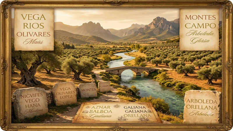 Spanish Last Names by Aesthetic
