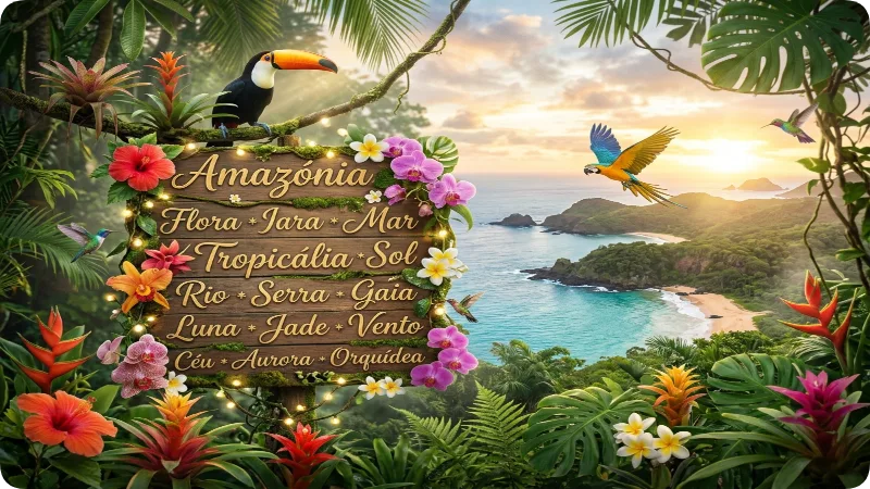 Beautiful Brazilian Names Inspired by Nature