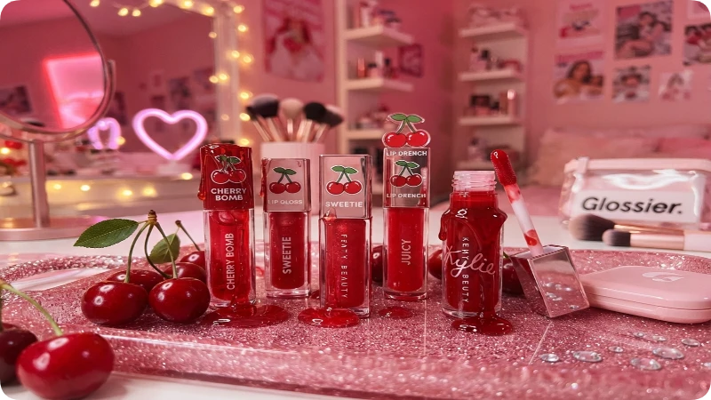 Cherry Inspired Sexy Red Lip Gloss Names