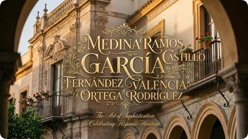 Elegant Hispanic Last Names