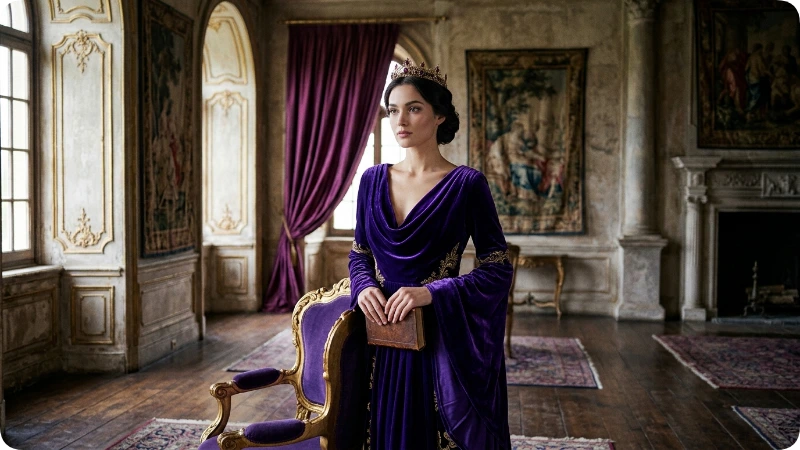 Elegant Purple Shade Names with Royal Energy