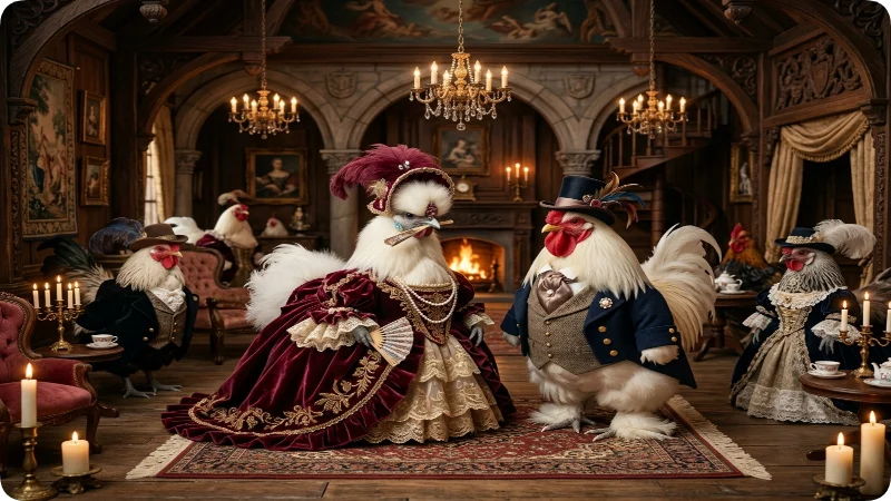 Fancy & Dramatic Funny Chicken Names