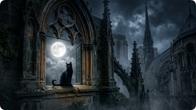 Gothic Female Black Cat Names