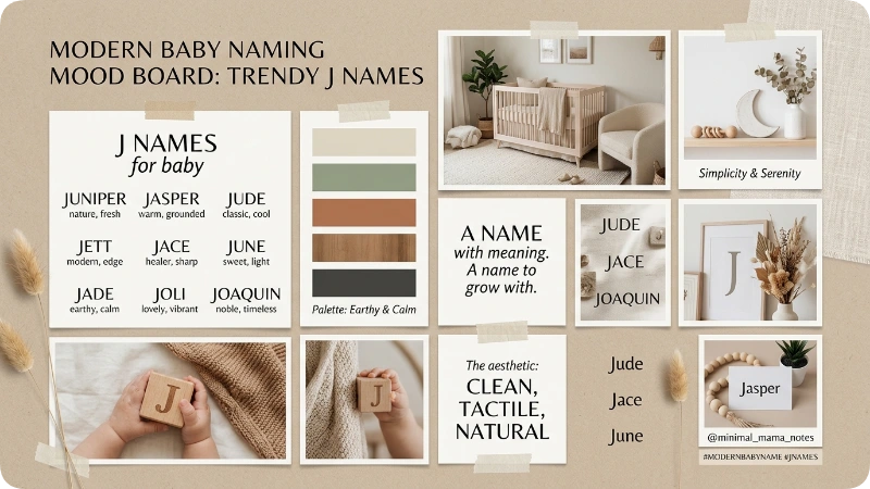 Modern Girl Names With J