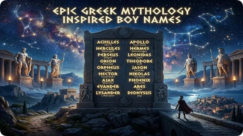 Mythological Greek Boy Names