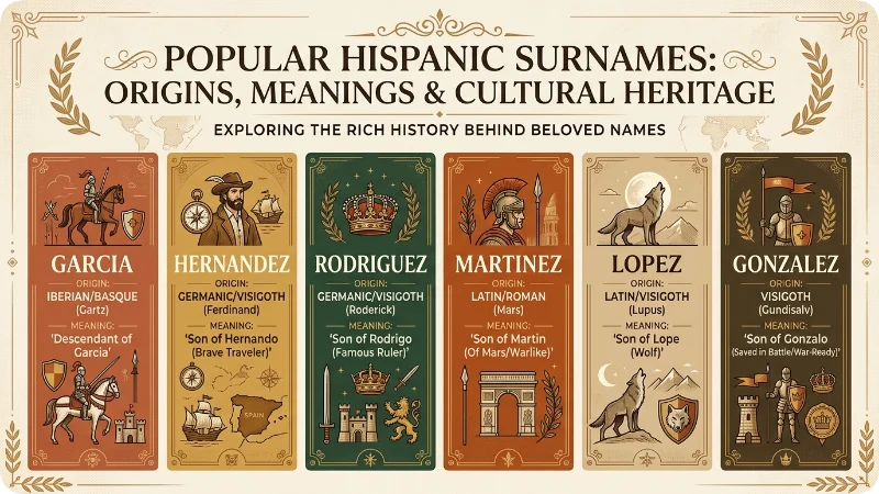 Overview of Popular Hispanic Surnames