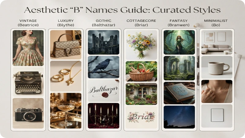 Quick Overview of B Name Styles