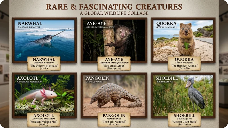 Strange Animal Names Inspired by Real Creatures
