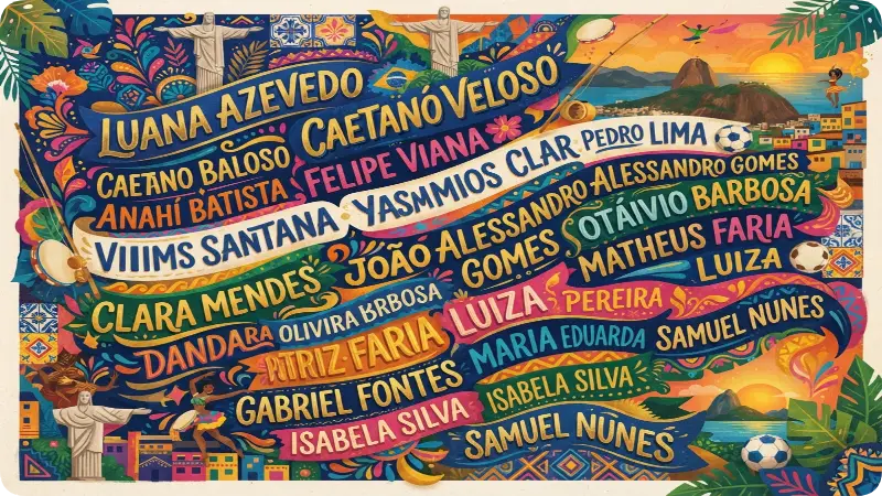 Unique Brazilian Names With Character