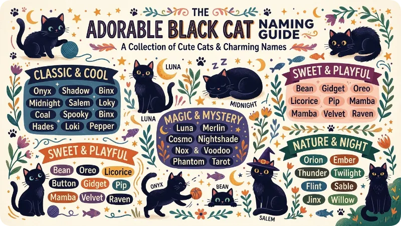 Best Cute Black Cat Names