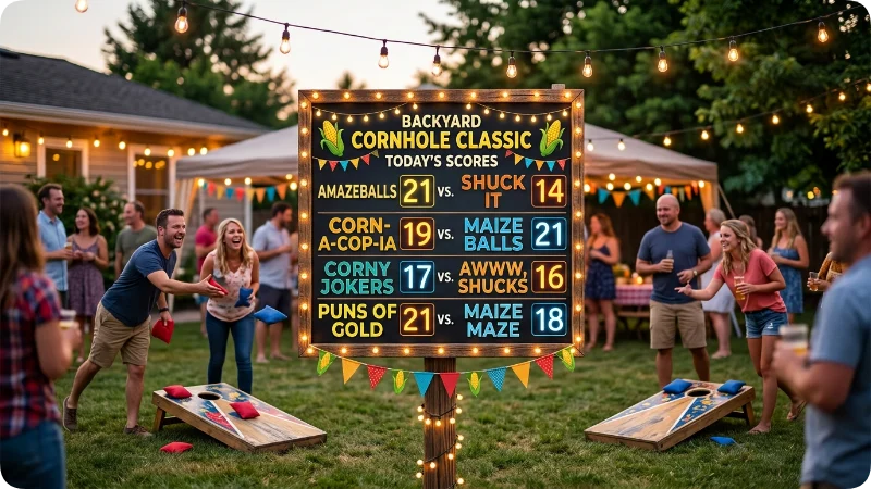Best Funny Cornhole Team Names