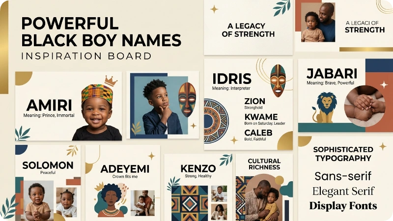 Best Unique Black Boy Names