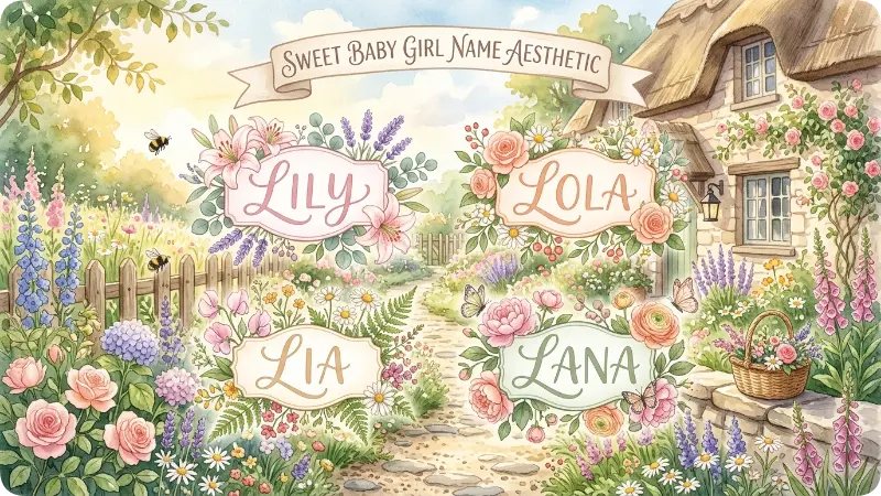 Cute and Soft Girl Names With L