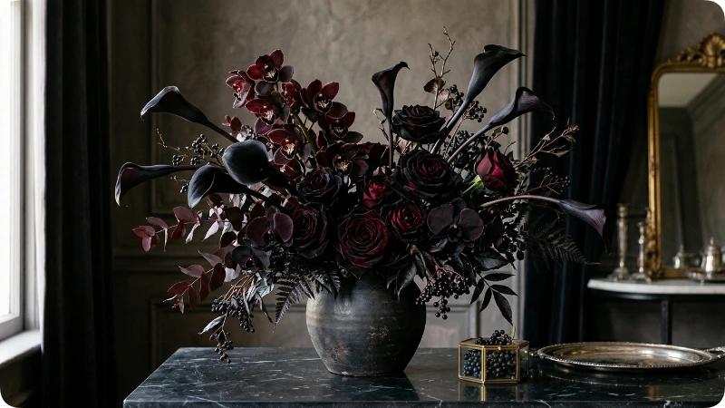 Elegant Black Flower Names
