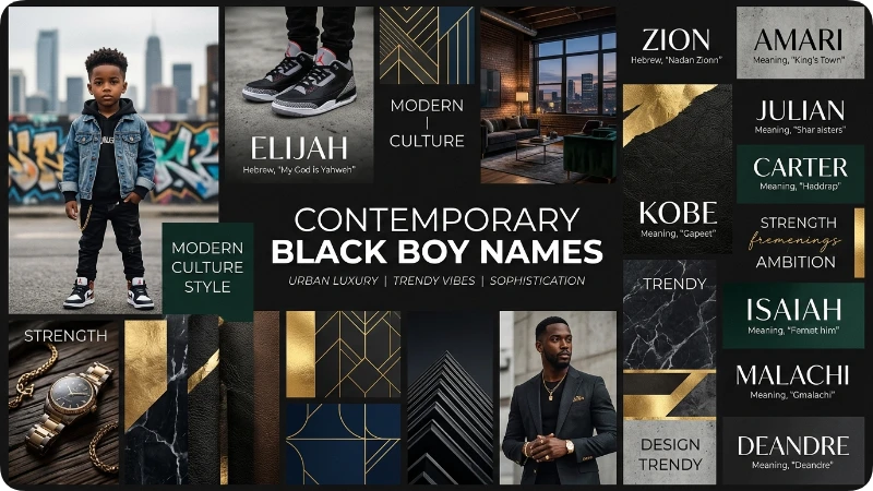 Modern Black Boy Names