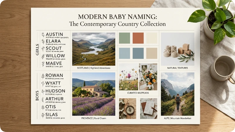 Modern Country Names with Trendy Appeal
