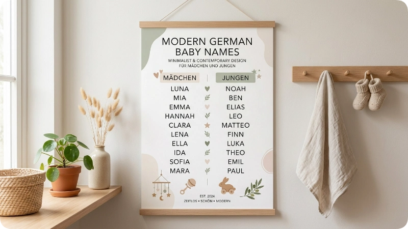 Modern German Middle Names