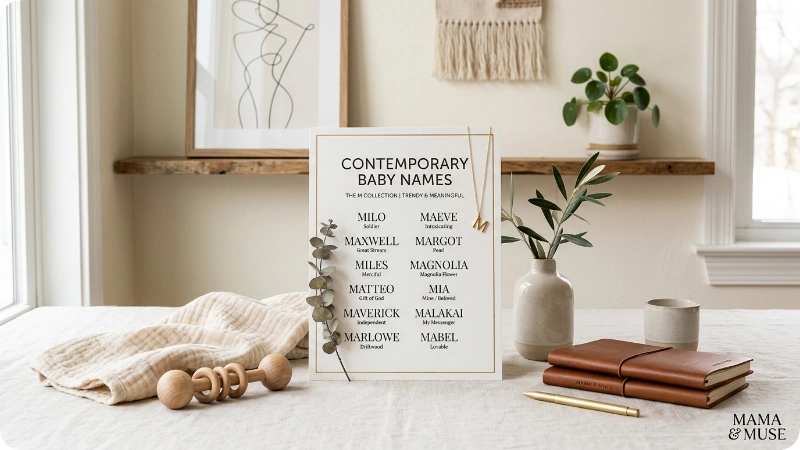Modern Names That Start With M