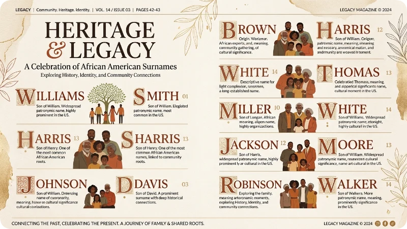 Most Common African American Last Names