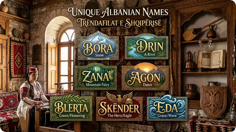 Rare Albanian Names