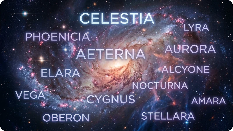 Rare Space Names for Boys