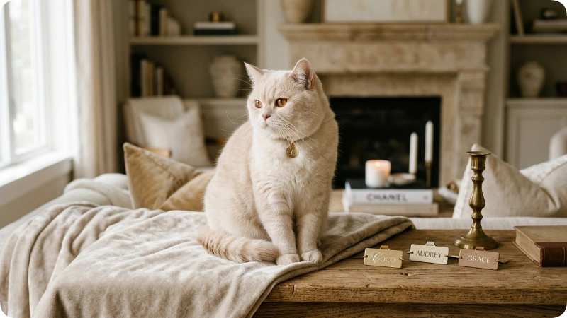 Cat Names Inspired by Her Real Cats