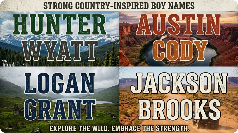 Strong and Masculine Country Names