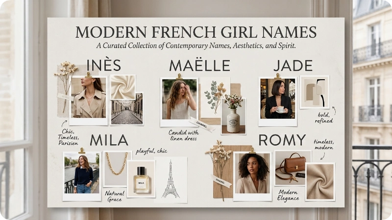Modern French Girl Names