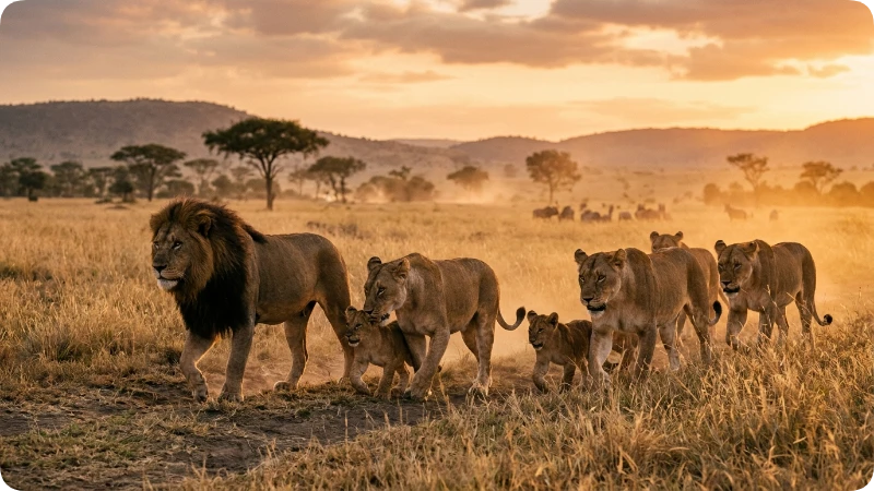 A Pride of Lions