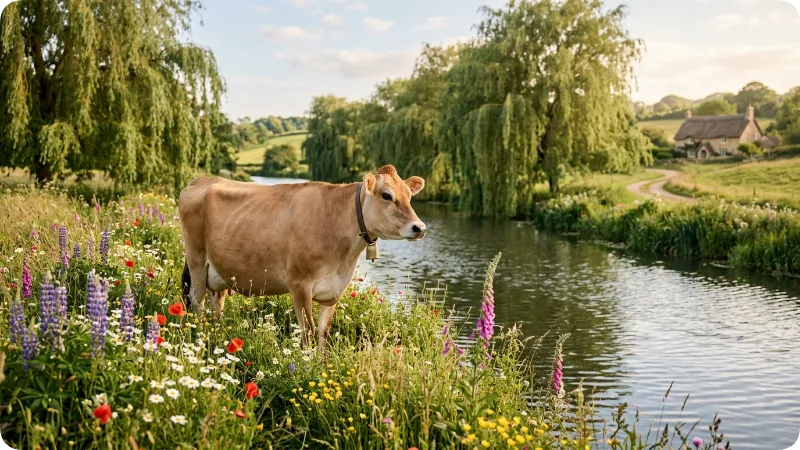 Beautiful Cow Names Inspired by Nature