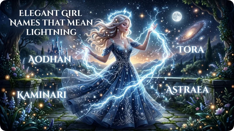 Beautiful Girl Names That Mean Lightning