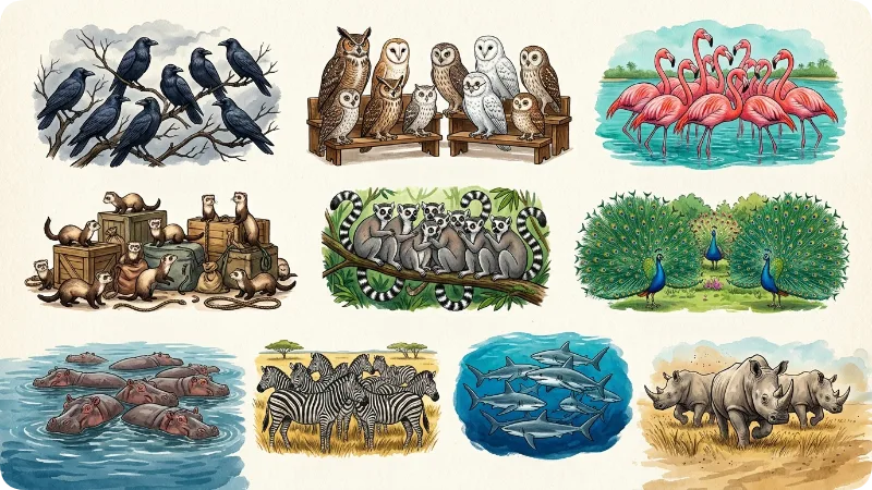 Beautifully Weird Animal Group Names