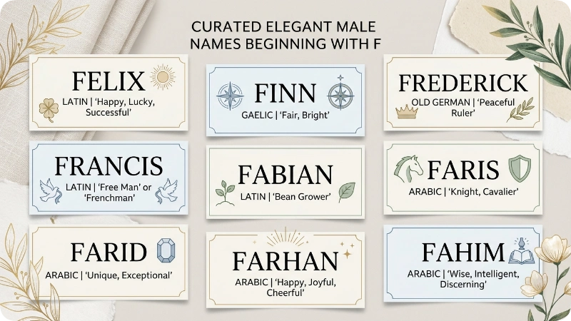 Best Male Names That Start With F