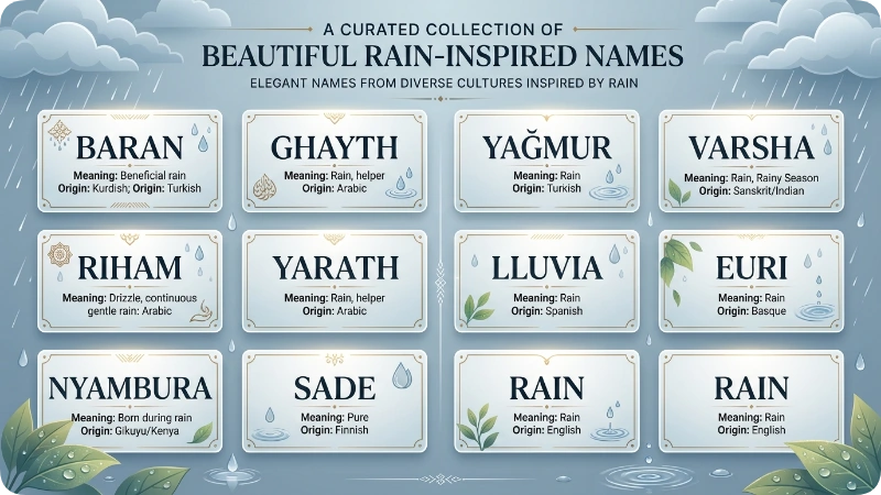 Best Names That Mean Rain