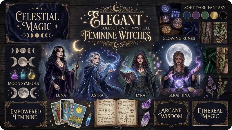 Best Witch Names With Meaning & Energy