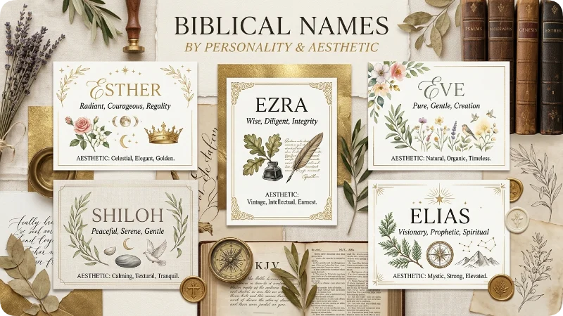 Biblical Names by Personality and Aesthetic