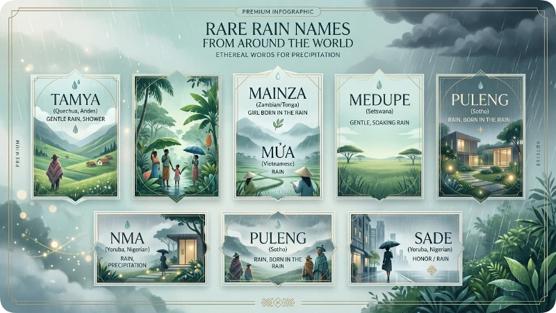 Boy Names That Mean Rain