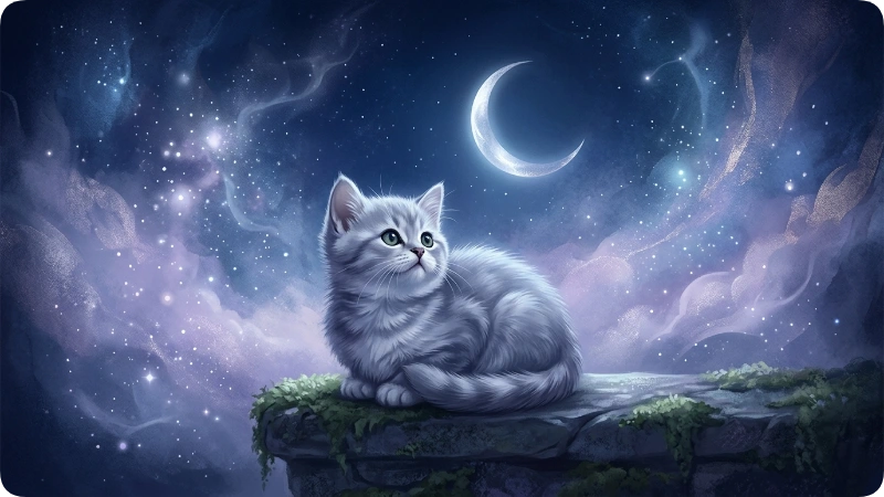 Celestial and Space Inspired Unique Cat Names