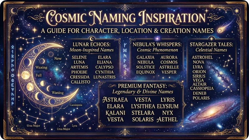 Celestial Cool Middle Names