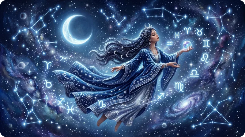 Celestial Witch Names Inspired by the Moon & Stars