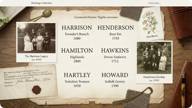 Common Last Names Starting With H