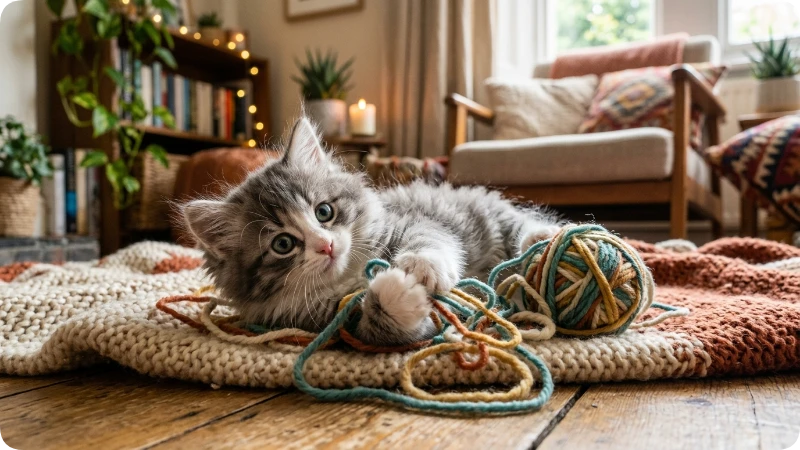 Cute Grey and White Cat Names