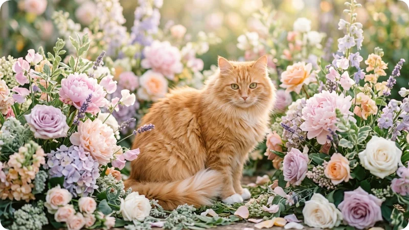 Cute Orange Cat Names for Girls