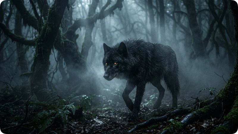 Dark and Mysterious Male Wolf Names