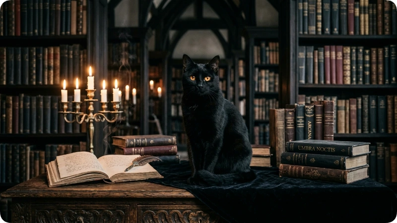 Dark, Gothic, and Mysterious Cat Names